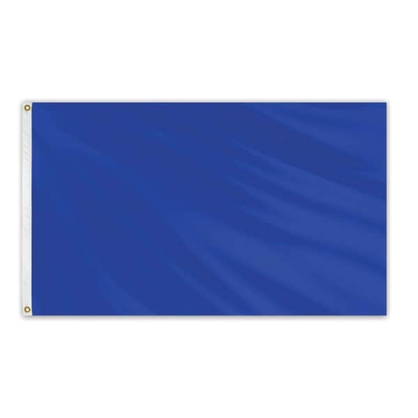 Solid Color Outdoor Nylon Flag 3' x 5' - Royal Blue